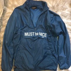 Must Be Nice Rip n Dip Windbreaker Anorak
